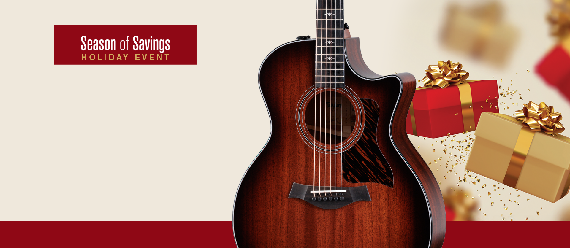 Season of Savings Taylor Guitars