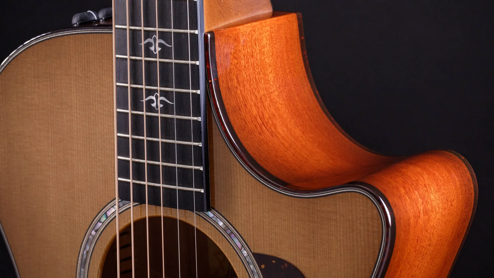 512ce レッド アイアンバーク アコースティック エレクトリック ギター