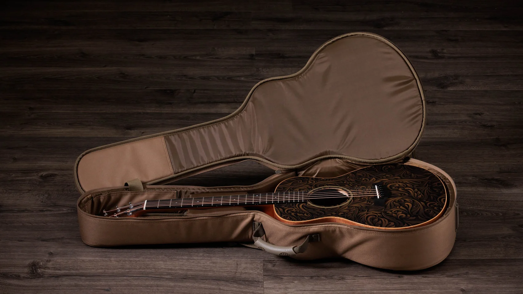 GS Mini-e スペシャルエディション、ペイズリーバーストLayered Sapele