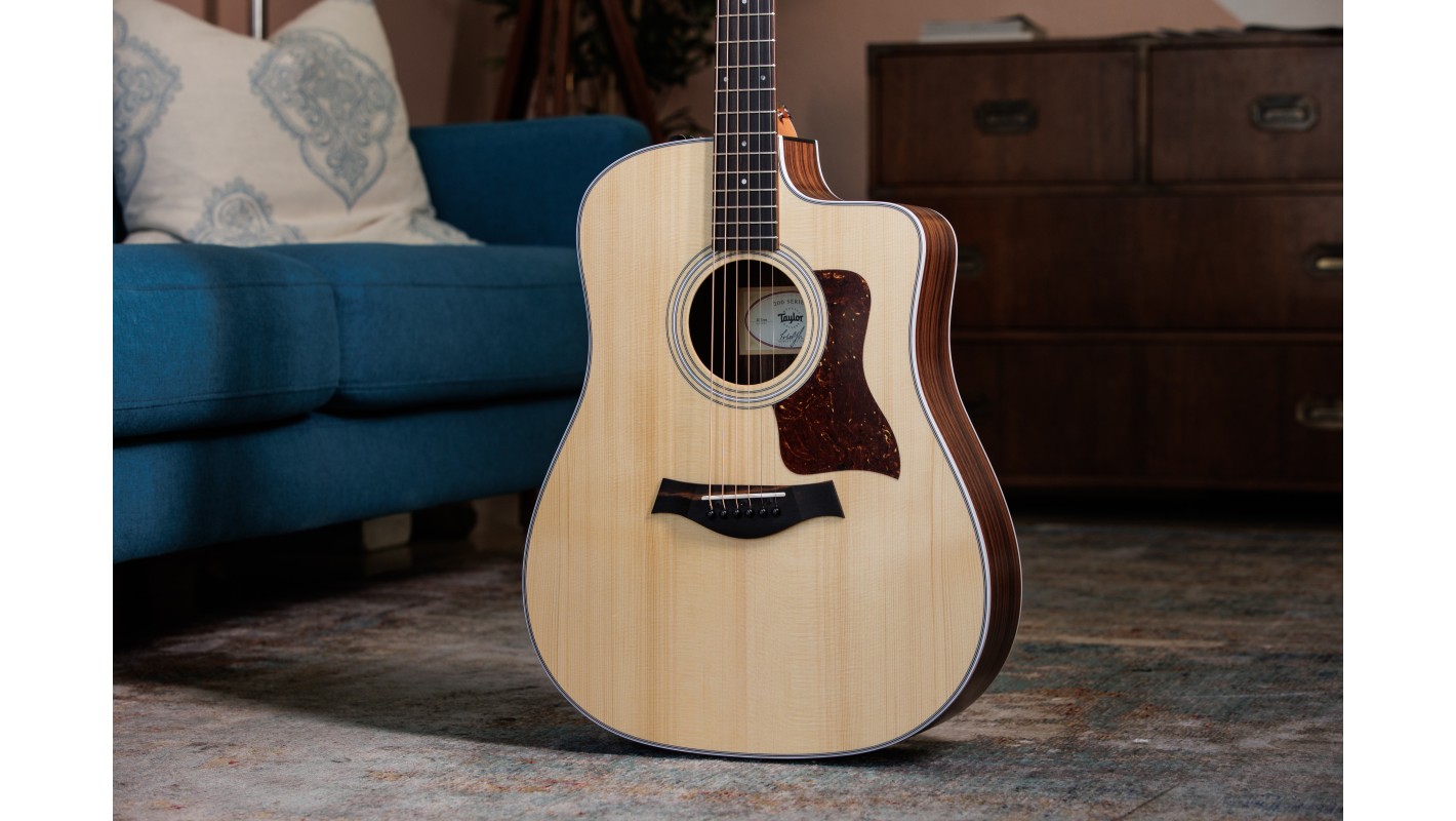 210ce Layered Rosewood Acoustic-Electric Guitar | Taylor Guitars