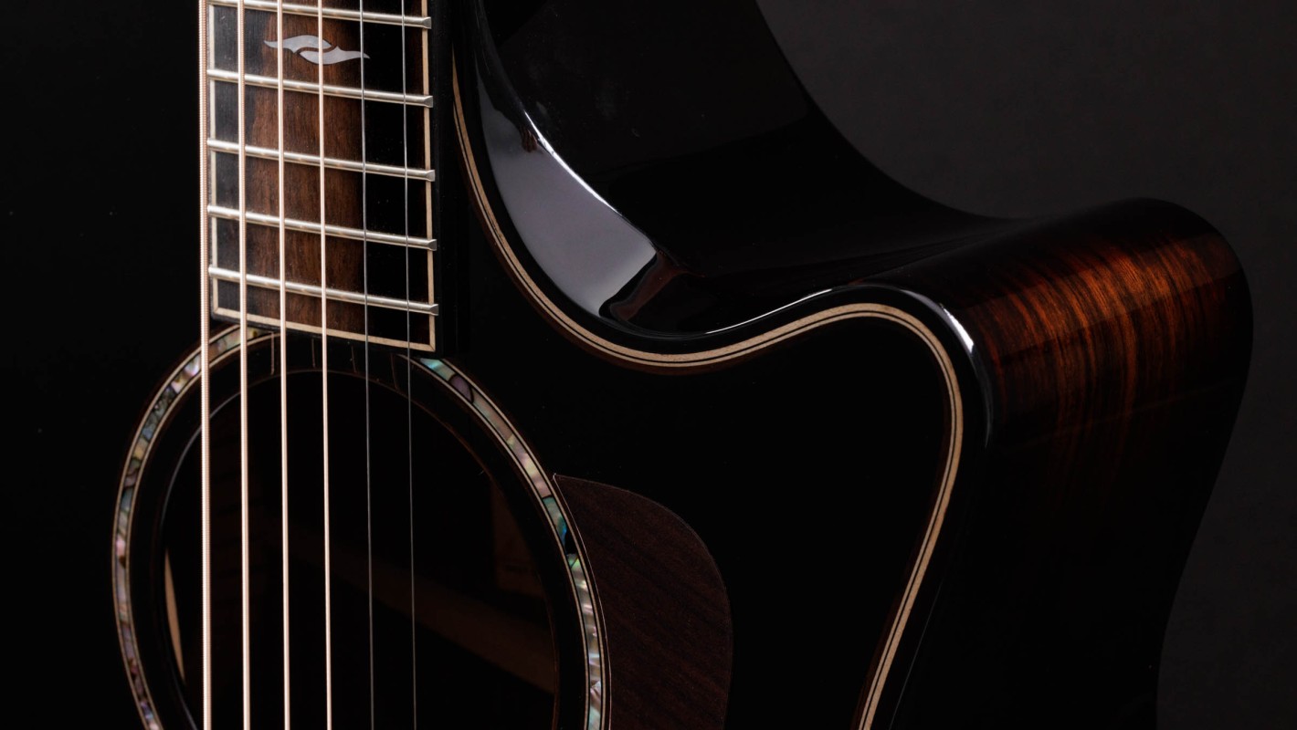 アコースティックギター】Taylor 214ce DLX BLK 入荷しました