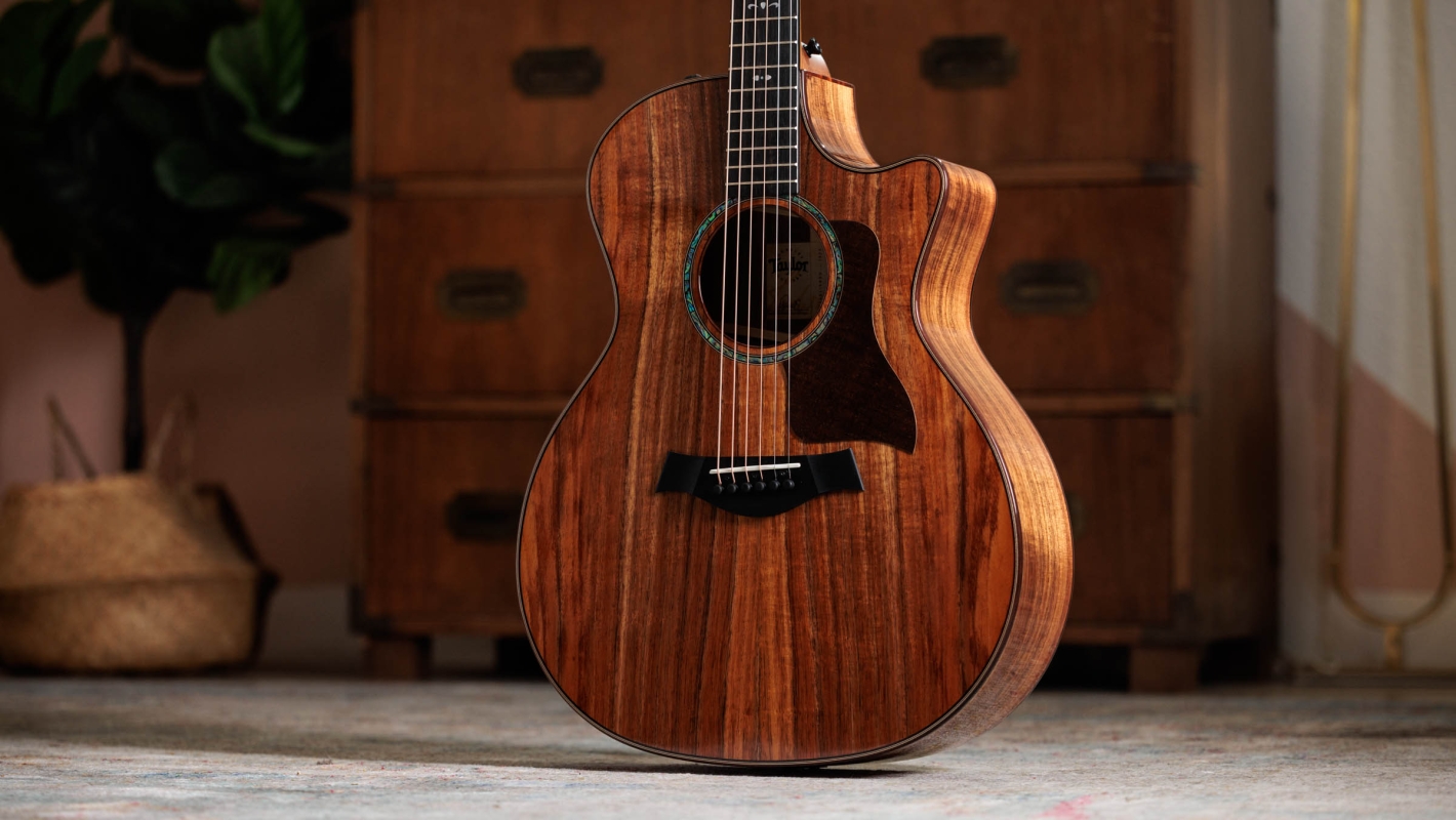 724ceHawaiian Koaアコースティック エレクトリック ギター