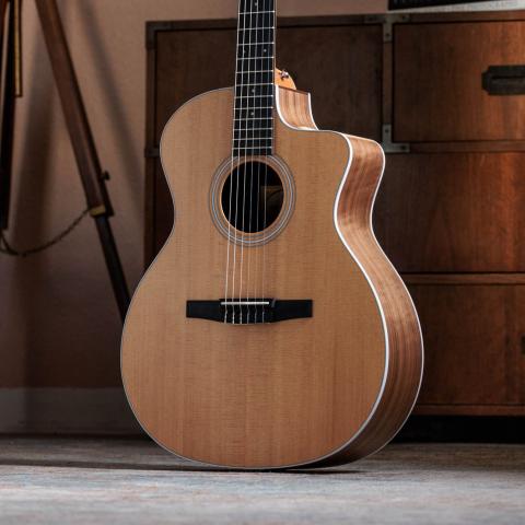 Taylorのナチュラルなアコースティックギター Amazon | Taylor 214ce Grand Auditorium Spruce/Walnut Natural