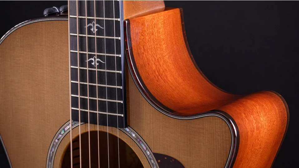 512ce レッド アイアンバーク アコースティック エレクトリック ギター